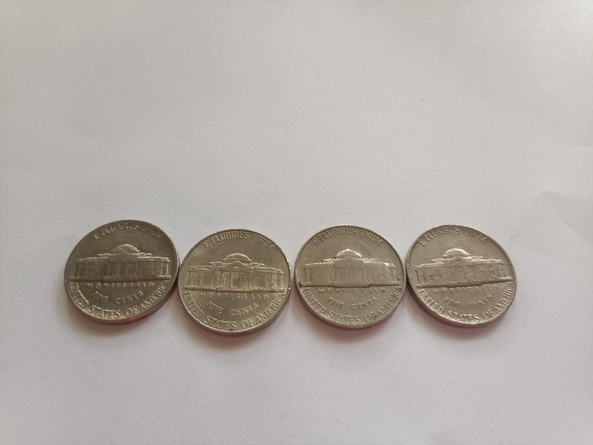 Five cents 5 centów dollar 1946/1981/1984/2000