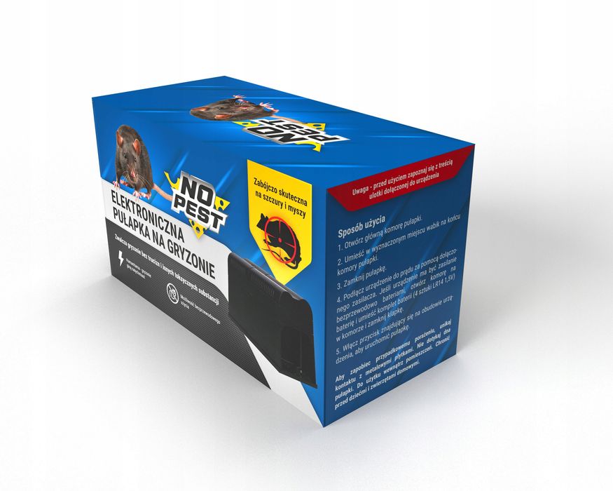 Elektryczna pułapka na szczury myszy gryzonie No Pest SX-5045