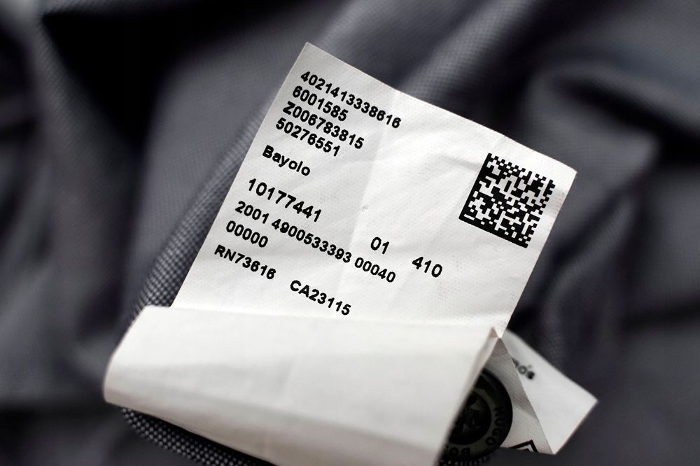 HUGO BOSS | Model Bayolo | Nowoczesna Koszula Szaro-stalowa r.46