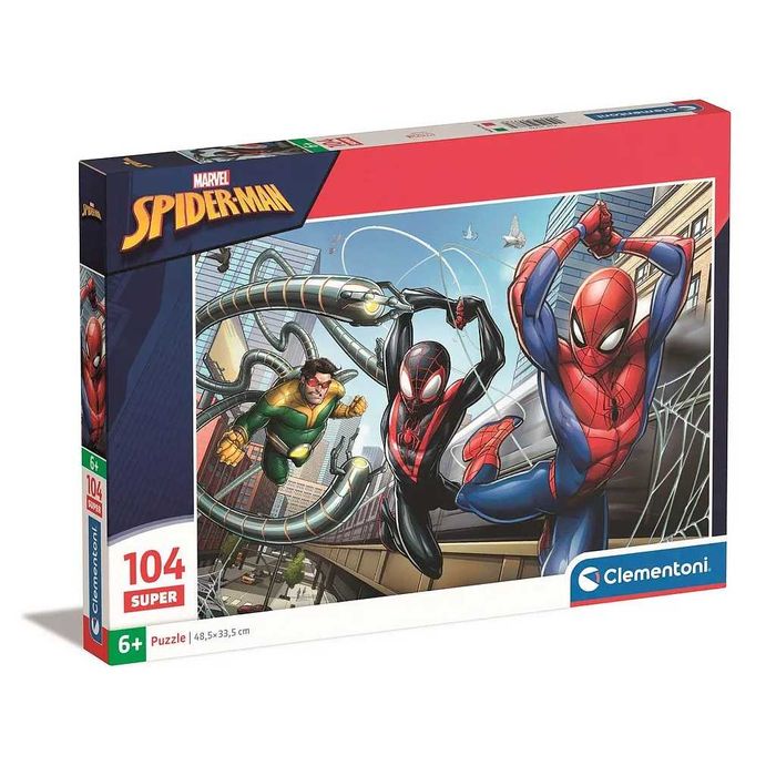 Puzzle Clementoni Spider-Man Miles Morales Super 48,5x33,5cm 104 peças