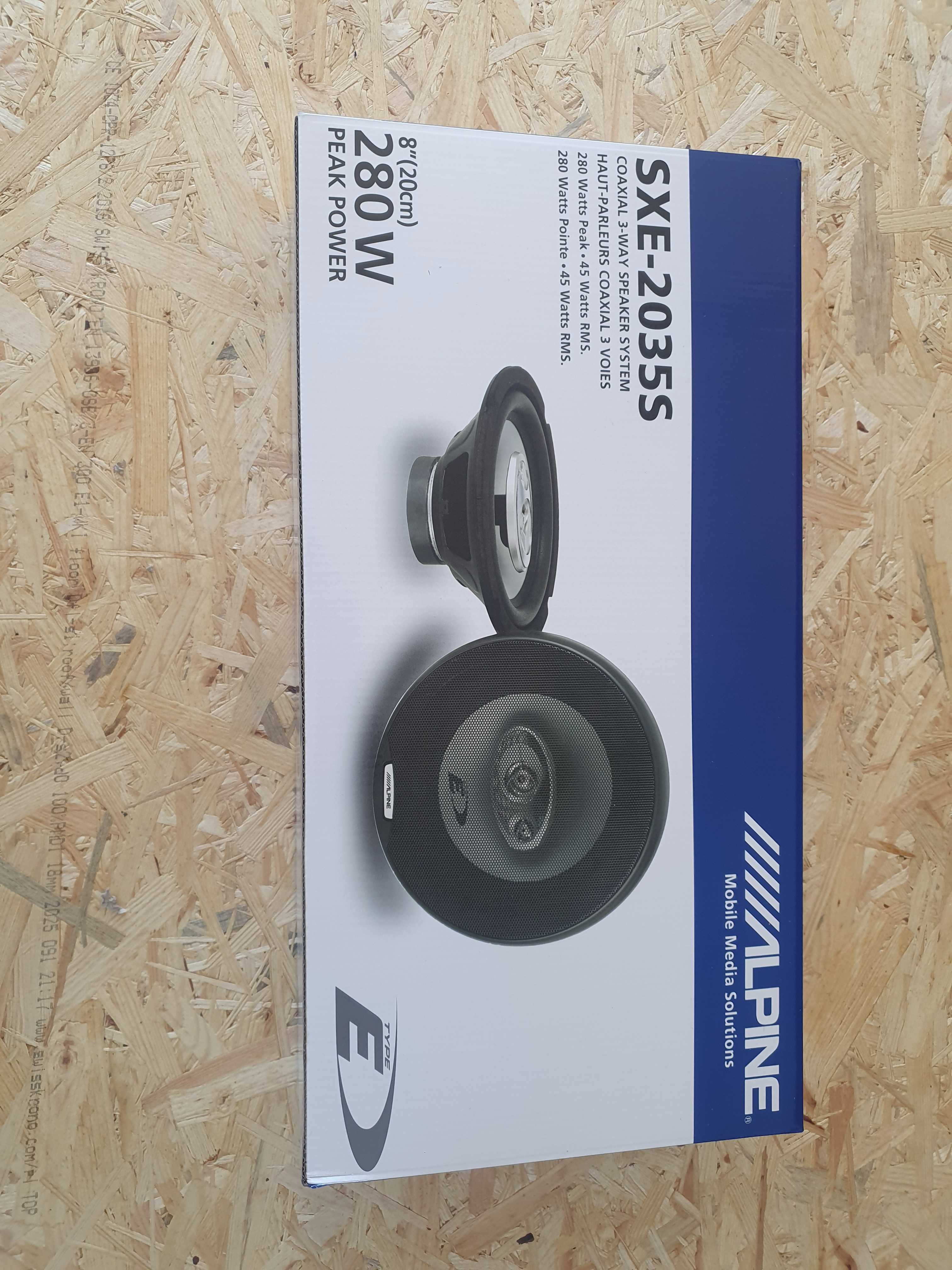 Głośniki Alpine 8 cali 20cm Nowe Trójdrożne kpl 2 sztuki