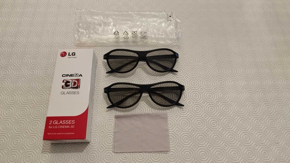 Material TV LG 50LF652V + Comando original + Óculos 3D