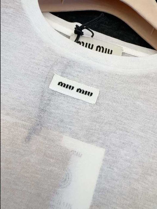 В наличии женский лонгслив MIU MIU , Миу Миу р36 (S) белый цвет