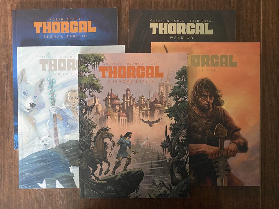 Komiks Thorgal Saga Ruchome Miasto i inne