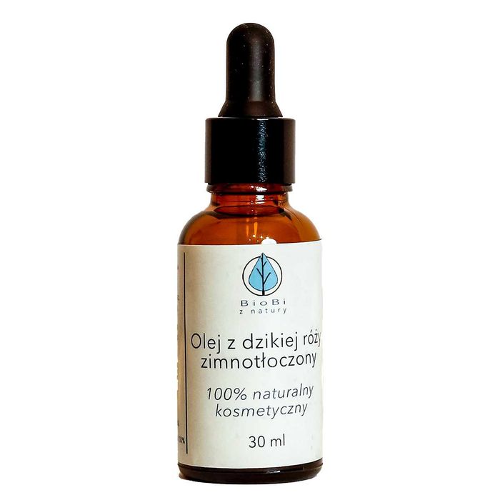 Olej dzika róża SERUM naturalny tłoczony na zimno 30ml twarz włosy