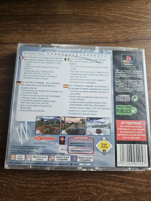Roadsters playstation 1 psx ps1