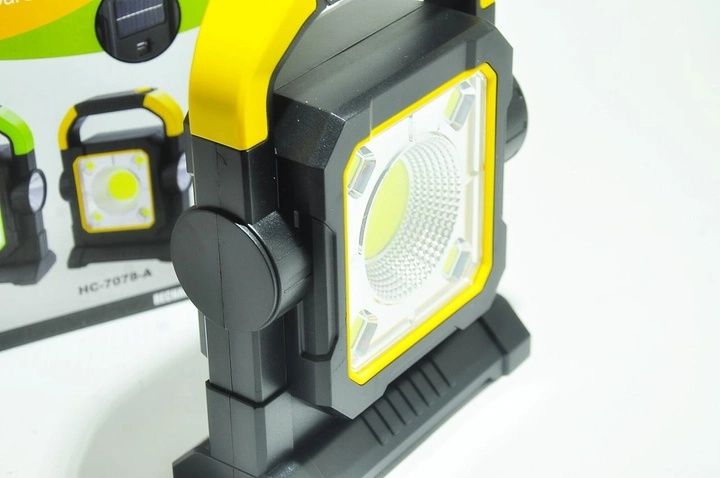Фонарь аккумуляторный + павербанк Лед фонарик на сонячній батареї