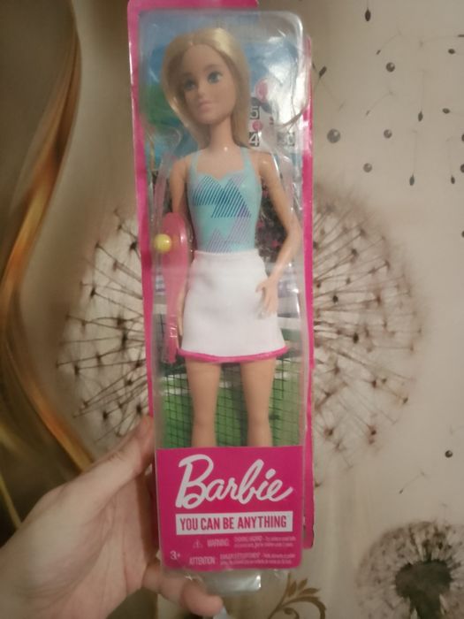 Nowa lalka Barbie Tenisistka You can be anything 3+ MATTEL
