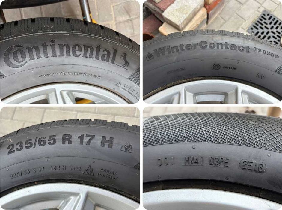 KOŁA ZIMOWE 17 Audi Q5 8R FY GU Mercedes GLC ML W166 235/65R17 5x112