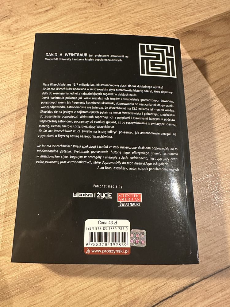 Ile lat ma wszechświat Weintraub