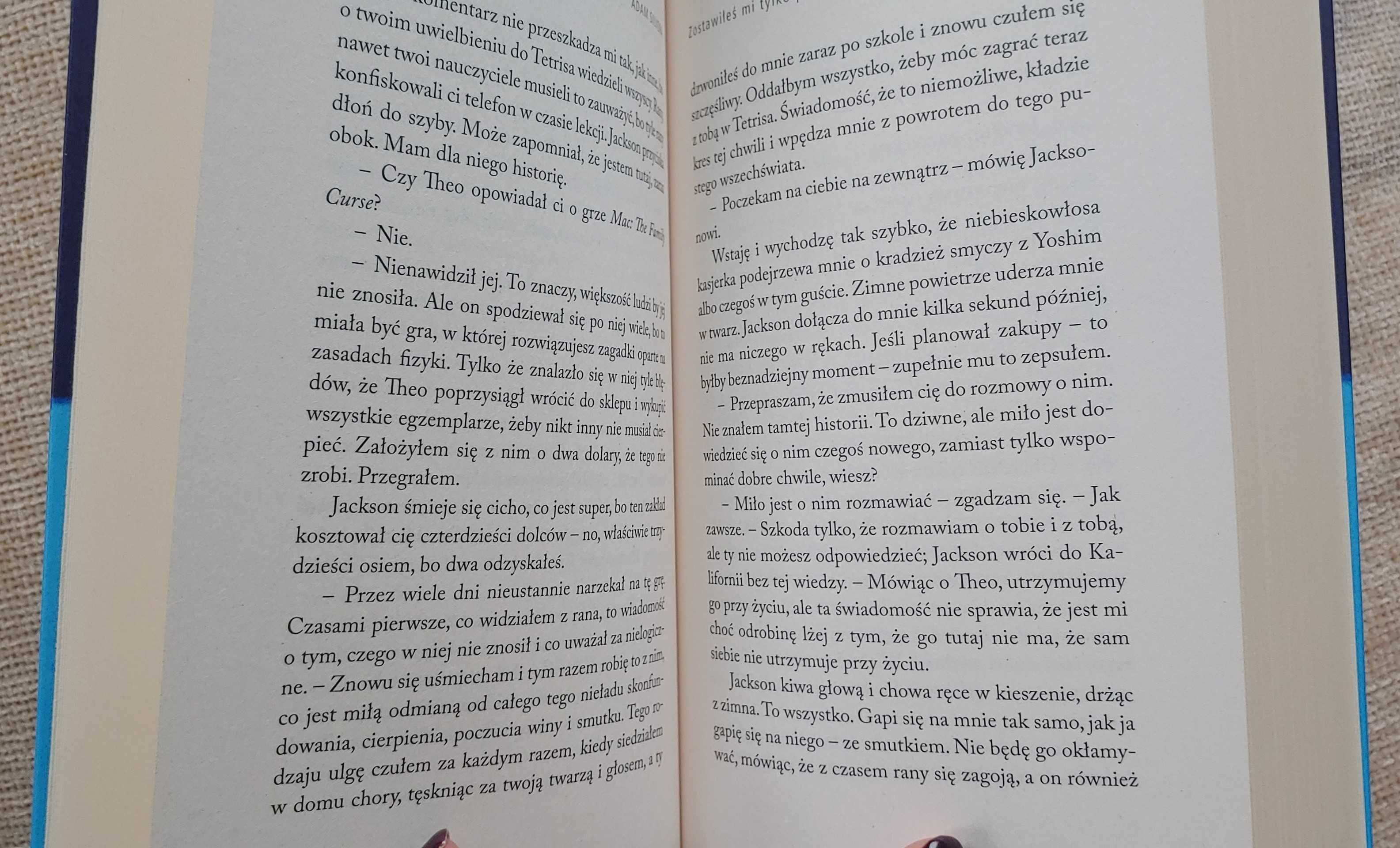 Zostawiłeś mi tylko przeszłość Adam Silvera