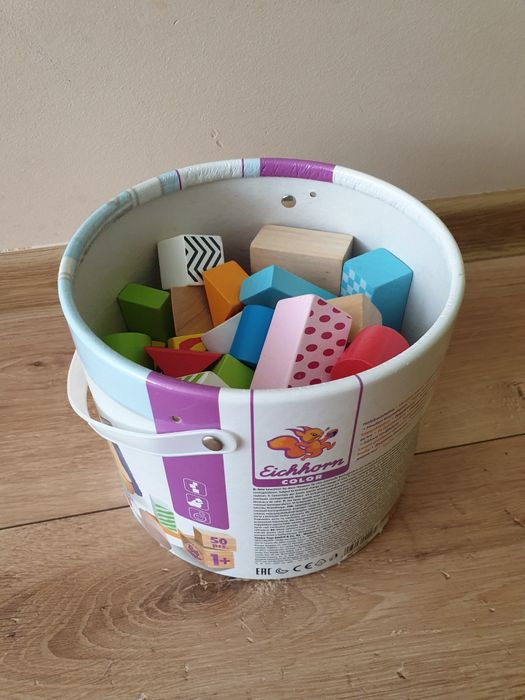 Klocki drewniane Eichhorn 50 sztuk