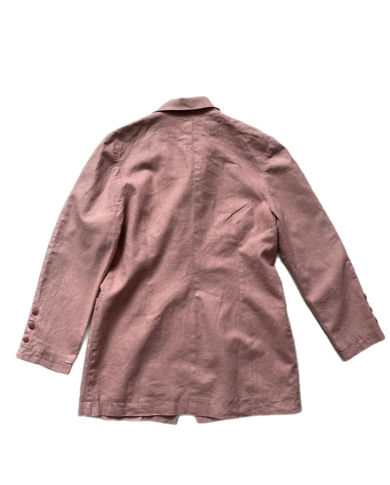 Żakiet damski marynarka vintage 55% Len M 38