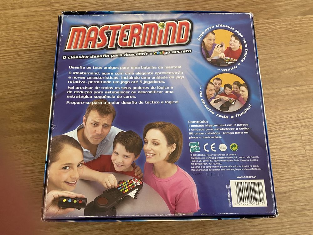 Jogo clássico Mastermind