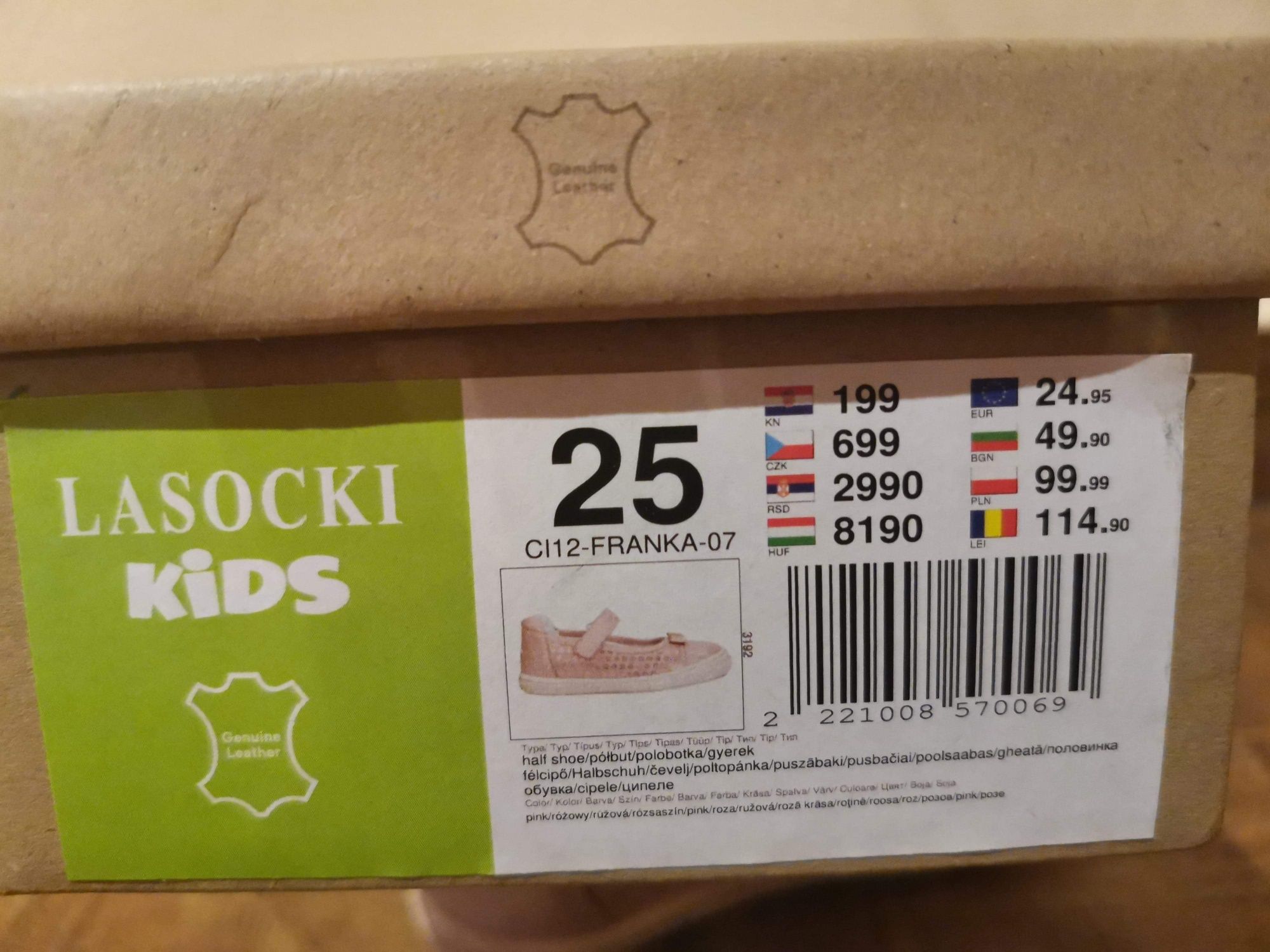 Buty dziewczęce buciki