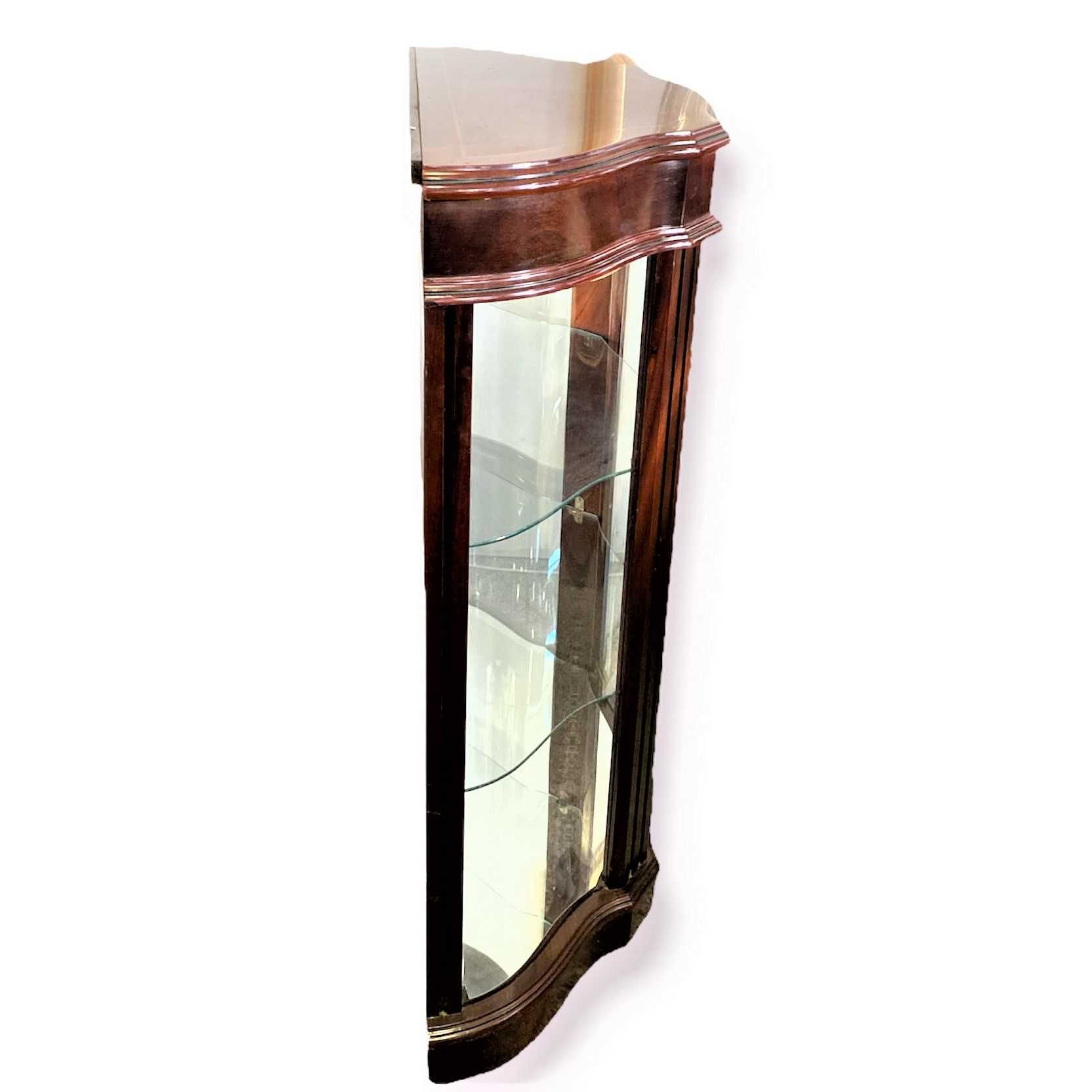 Movel Vitrine Madeira c/Pegas Metal 980x830x330mm