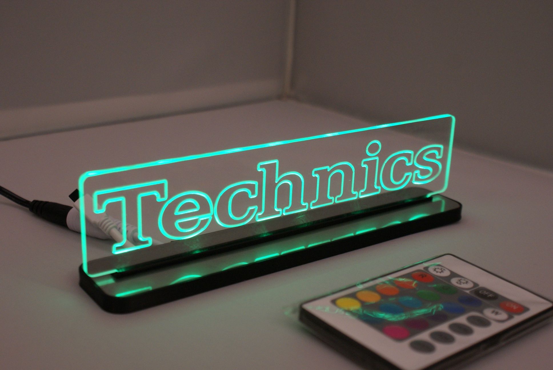 Technics, logo, lampka led