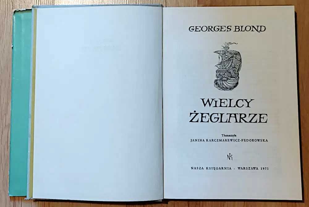 Marynistyka Żegluga Żaglowce Guláš Pevný Wielcy żeglarze Blond kpl 2 *