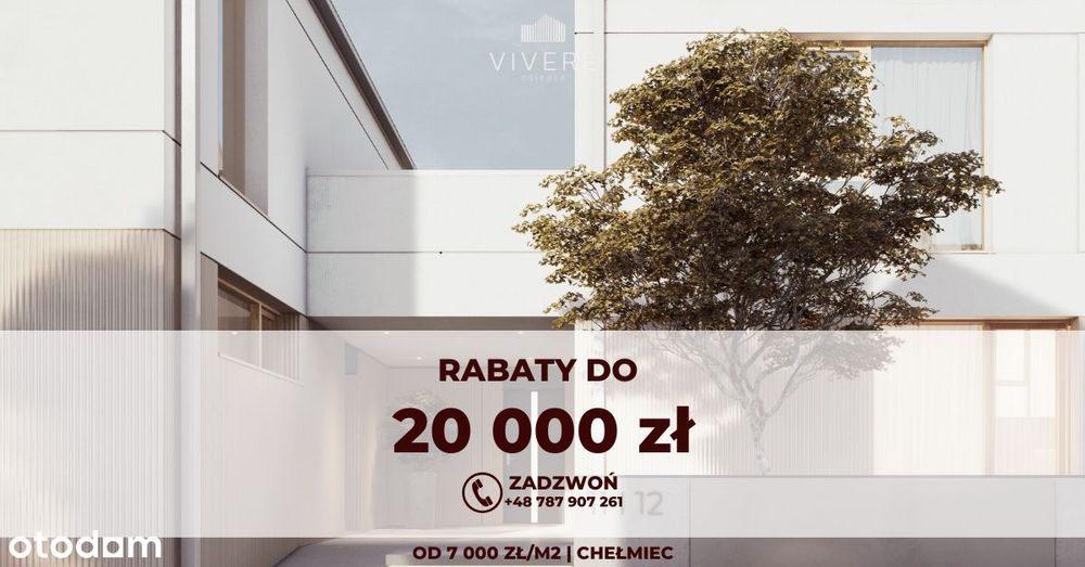 NOWE mieszkania z dużymi ogrodami. RABAT 20 000 ZŁ.