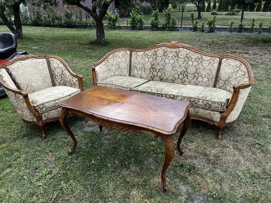 Komplet sofa ,fotel i stół