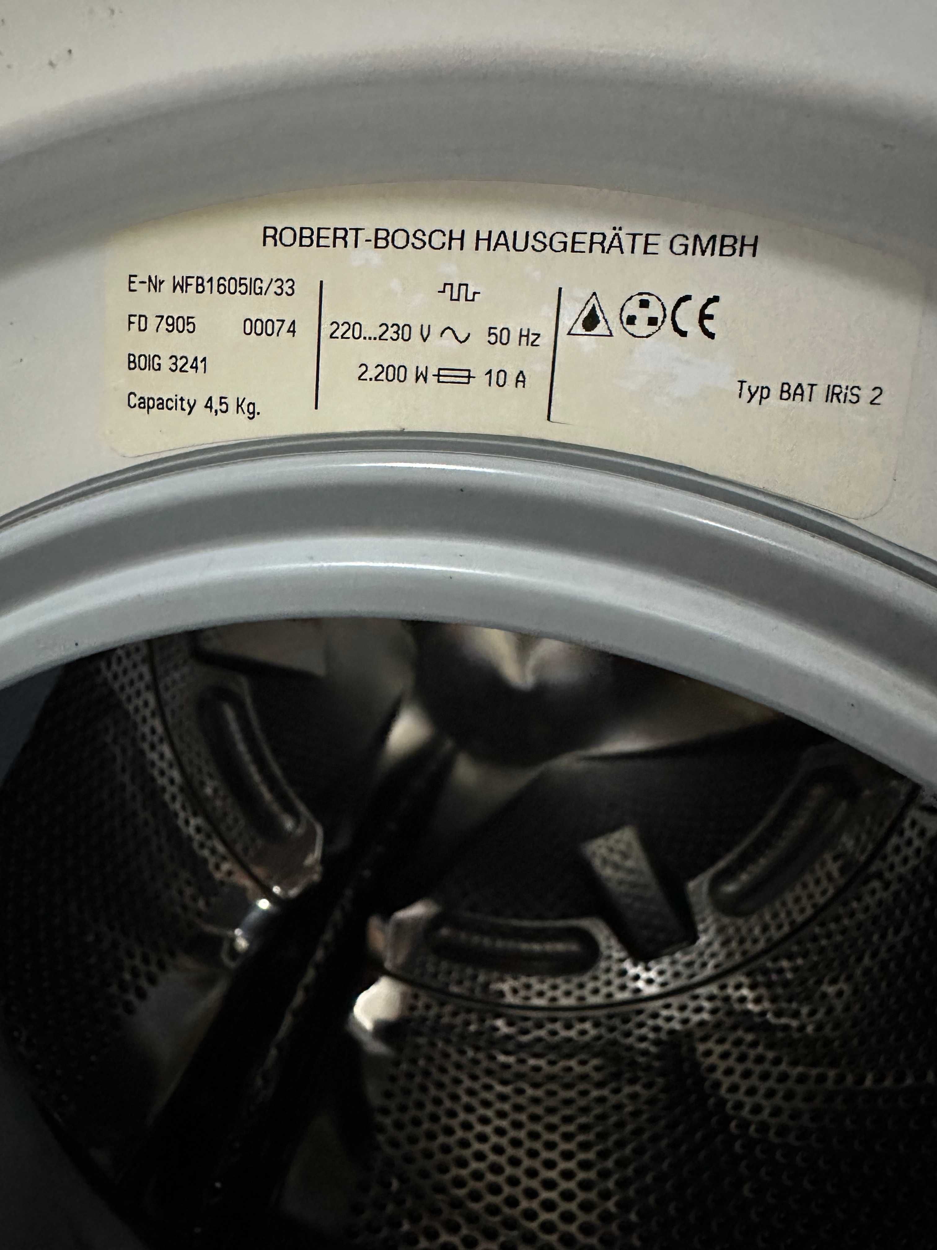 Maquina de Lavar Roupa Bosch WFB 1605