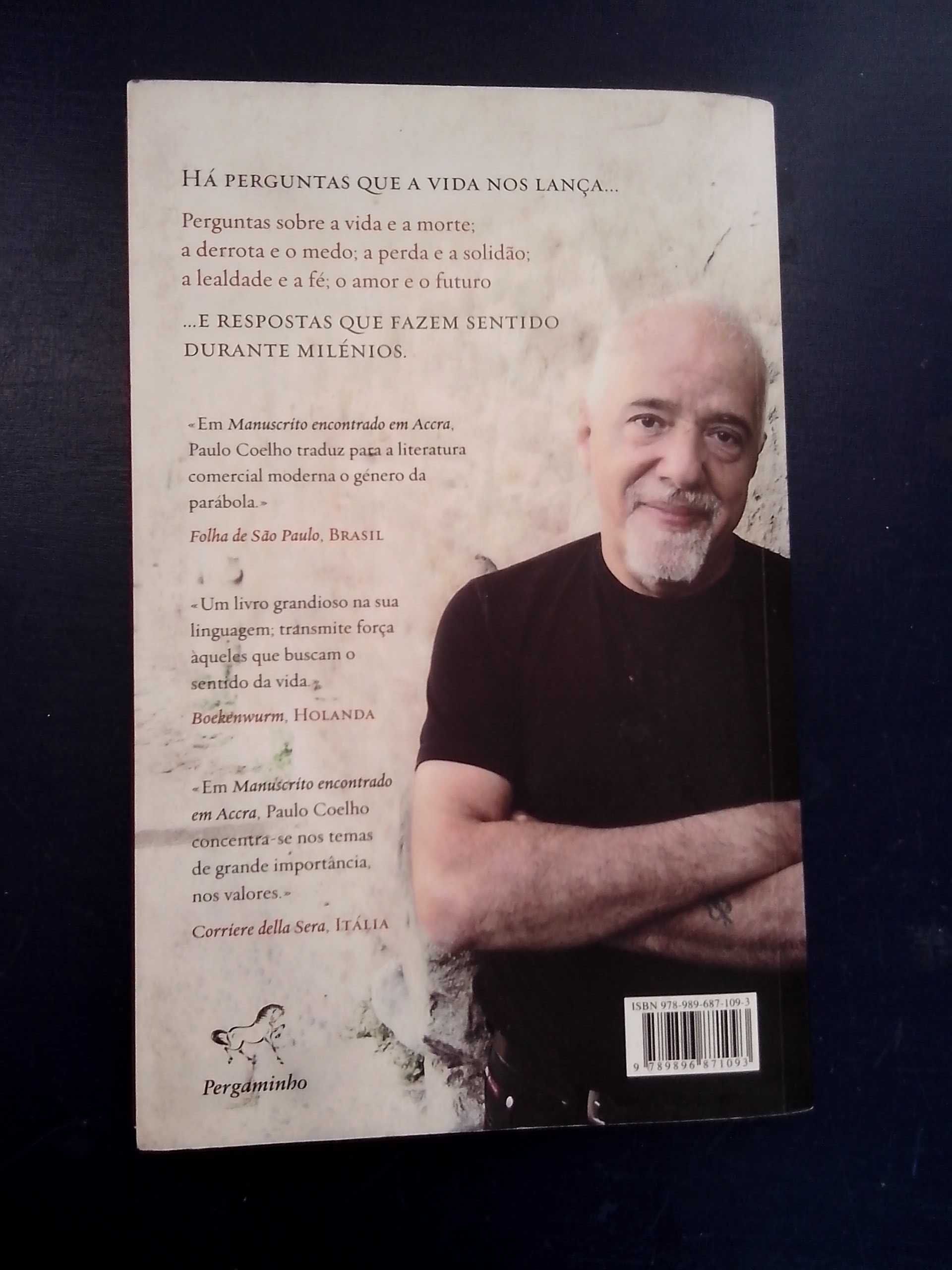 Livro "Manuscrito Encontrado em Accra" de Paulo Coelho