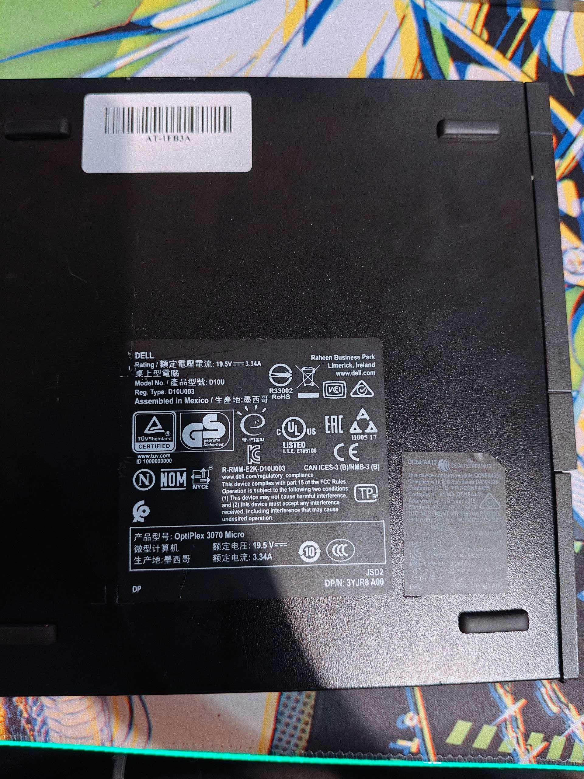 Dell Optiplex 3070 / Micro i5-9500 , 16gb DDR4, 256gb NVME Samsung