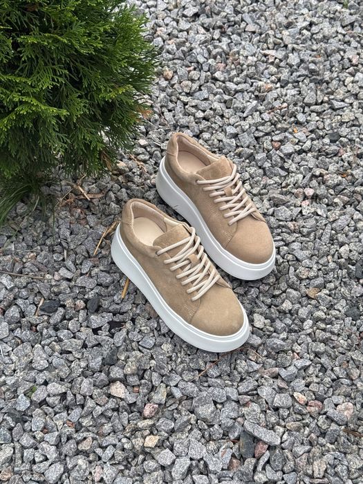 Жіночі замшеві кеди 37-24 см