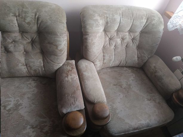 Komplet wypoczynkowy kanapa + 2 fotele