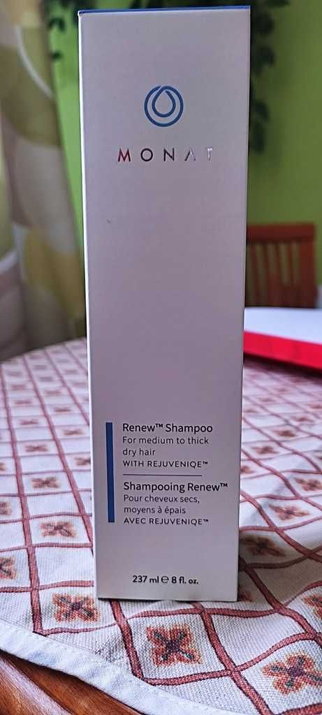 Szampon Monat Renew Naturalny Wzrost Wzmacnia Mieszki Włosowe