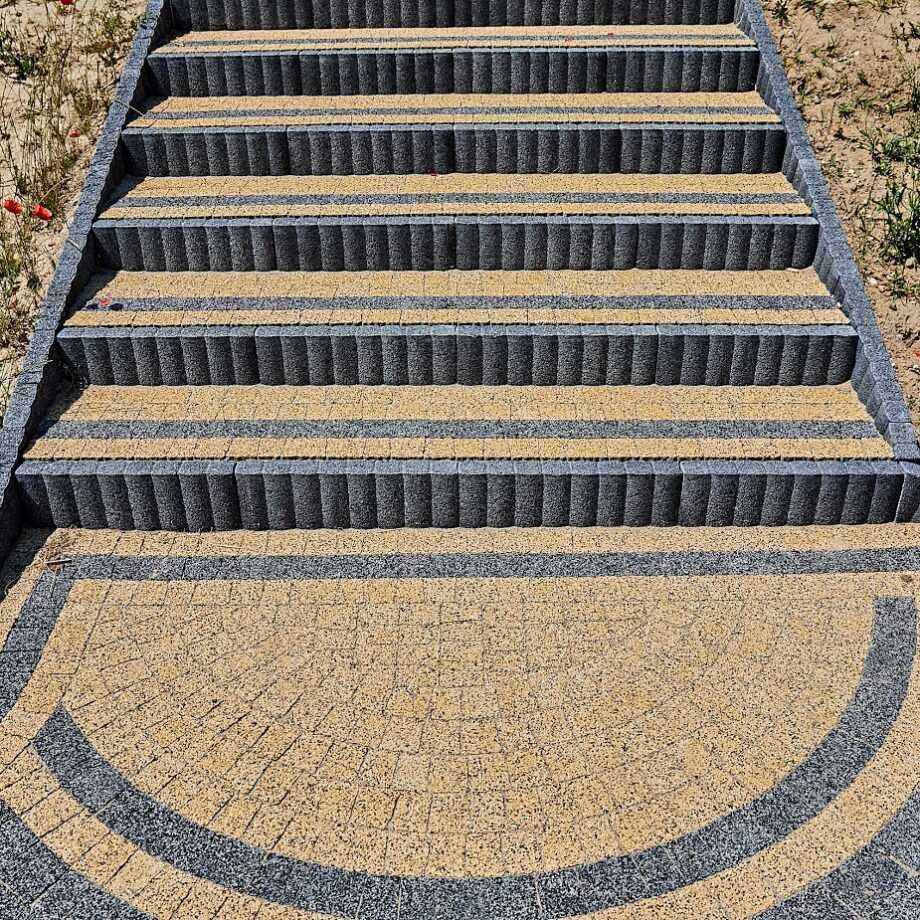 Kostka brukowa obrzeże Polbruk PALINEA 6x28x50 grafit