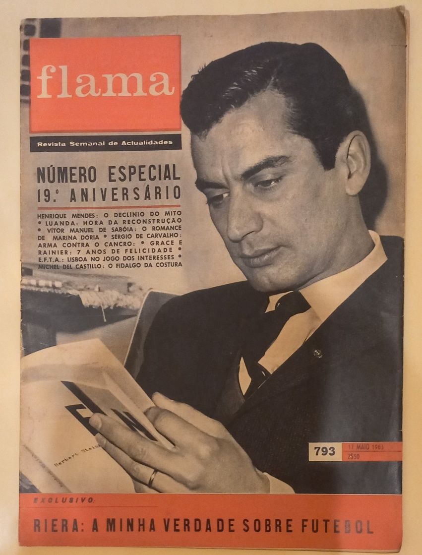 Revista Século Ilustrado, 1972 Reportagem Benfica.-Ajax.