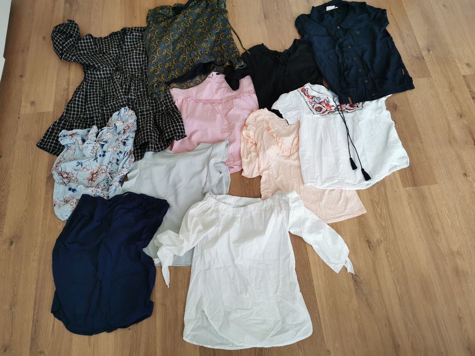 Paka 40, perełki, wyprzedaż szafy, markowe. Zara, naketano, tom tailor