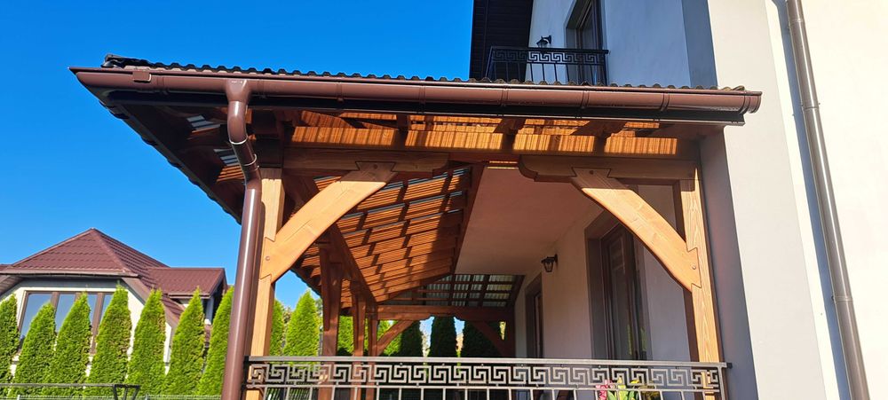 Taras drewniany / Zadaszenie