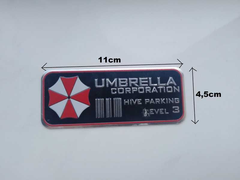 Autocolante Resident Evil Umbrella Corporation Hive Parking Level 3