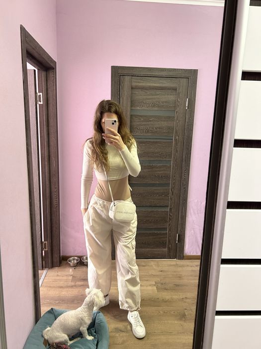 Штаны молочные, высота регулируется, на кулиске