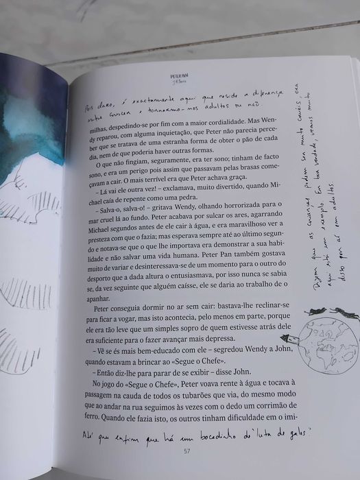 LIVRO JUVENIL/INFANTIL DE COLECÇÃO - "PETER PAN" DE J. M. BARRIE