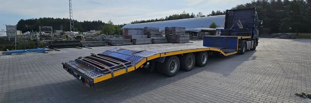 Fruehauf  Laweta naczepa zagłębiana TIR Trailer Pomoc Drogowa niskopodwozie