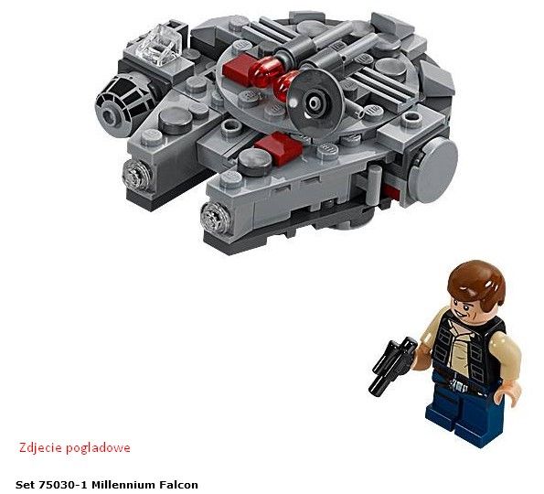 Lego z serii Star Wars Microfighters, 75030- Millennium Falcon