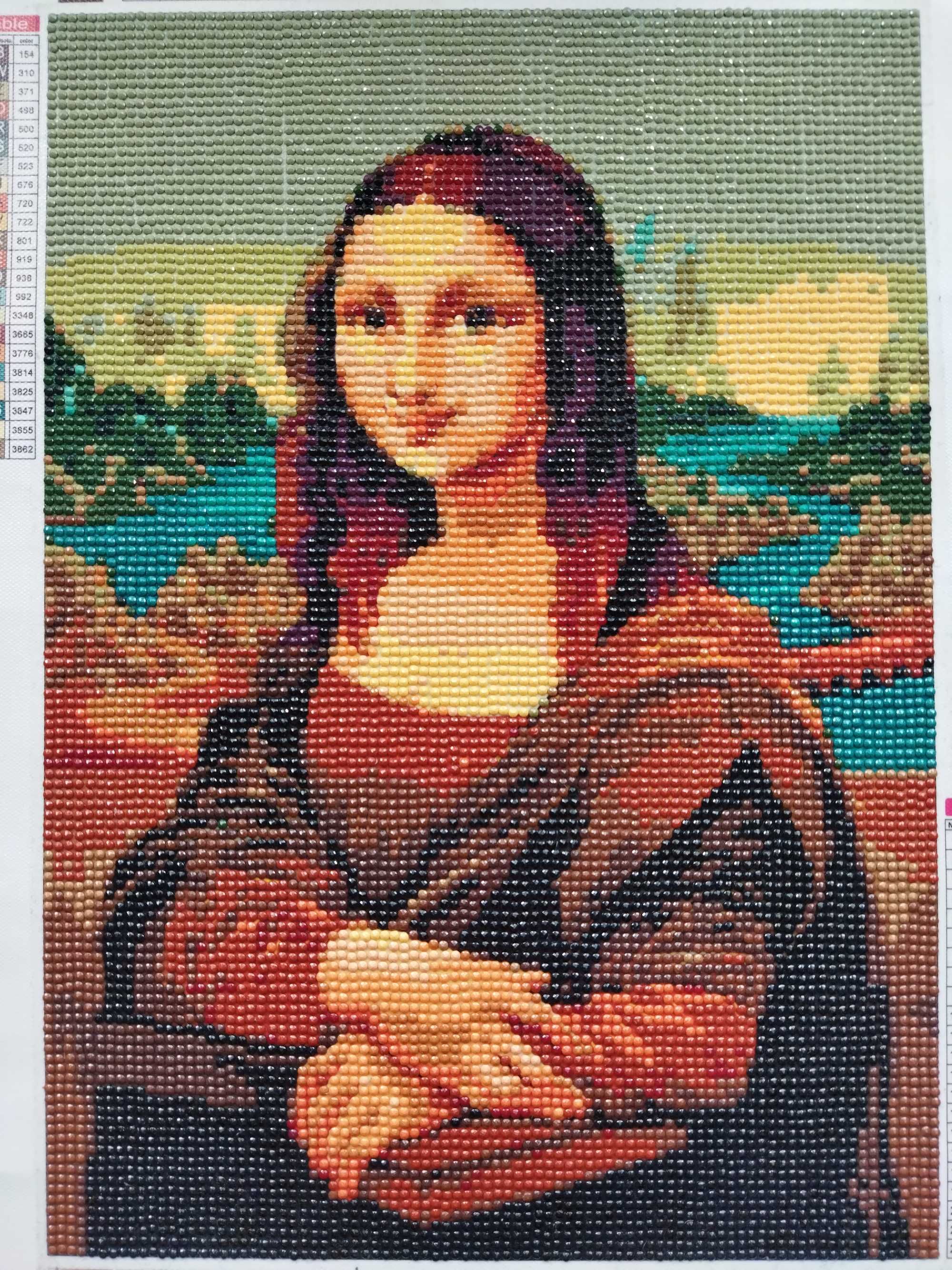 Obrazek haft diamentowy (gotowy) Mona Lisa