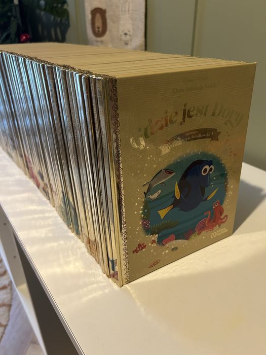 Złota kolekcja bajek Disney 1-5 7-60 brak nr 6 super stan