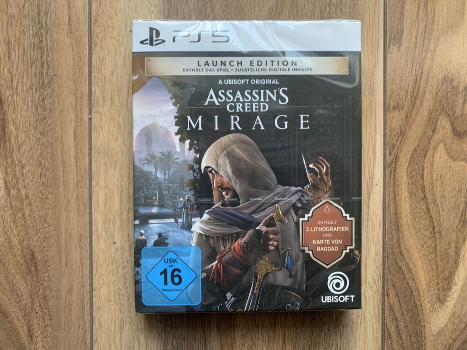 Nowa Assassin’s Creed Mirage  PS5 +3 LITOGRAFIE Wysylka Gratis