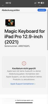 Ipad pro 12.9 magic keyboard нова невикористовувана