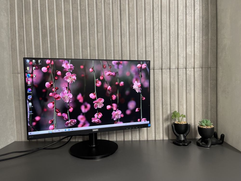 Безрамковий Монітор Philips 24 дюйми full hd