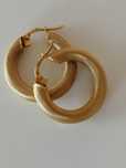 Argolas em ouro de 19,2kt