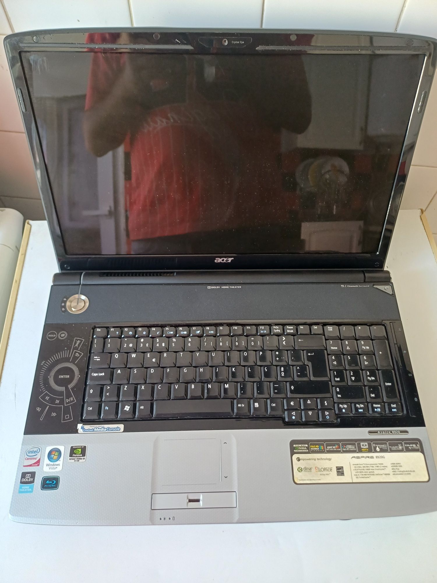 Portatil acer aspire 8920