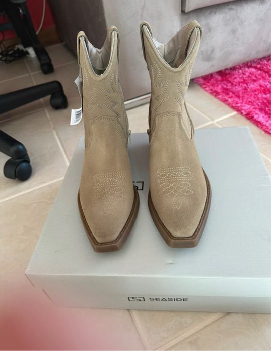 Botins bejes camurça Seaside 37