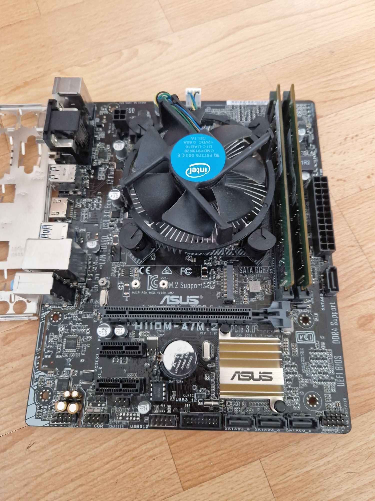 Intel i5-7500 3.8Ghz/Материнка(m.2 ssd support)/8gb ddr4 Комплект1151