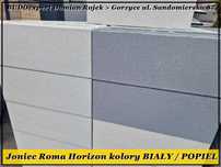 Pustak bloczek JONIEC ROMA HORIZON POPIEL gładki nowoczesny OD RĘKI