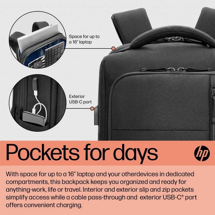 Mochila HP Renew Executive 16″ 6B8Y1AA (NOVA)